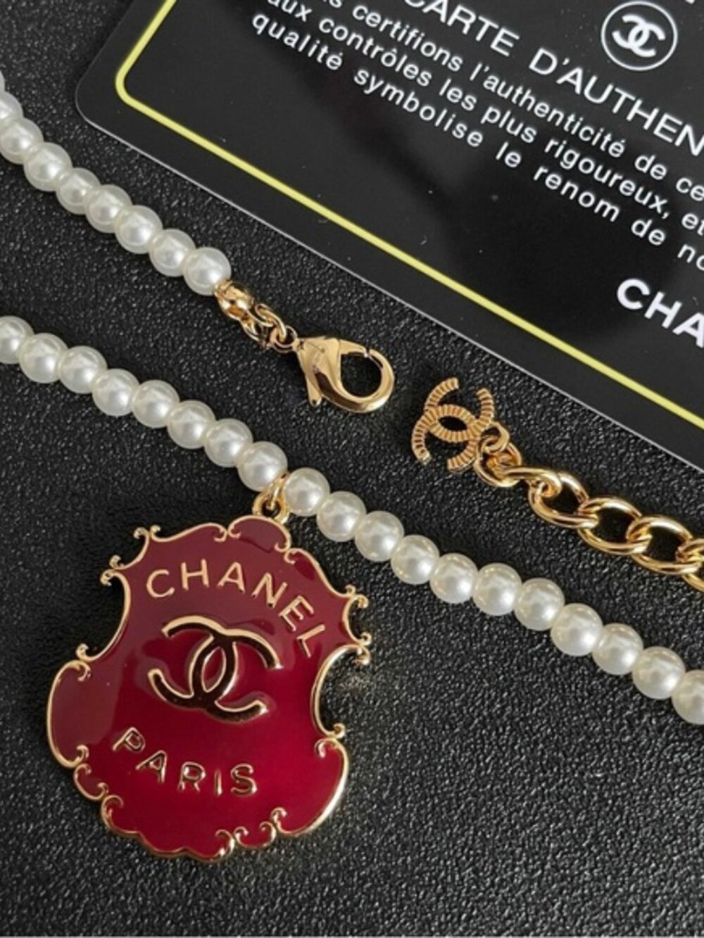 Chanel pearl necklace